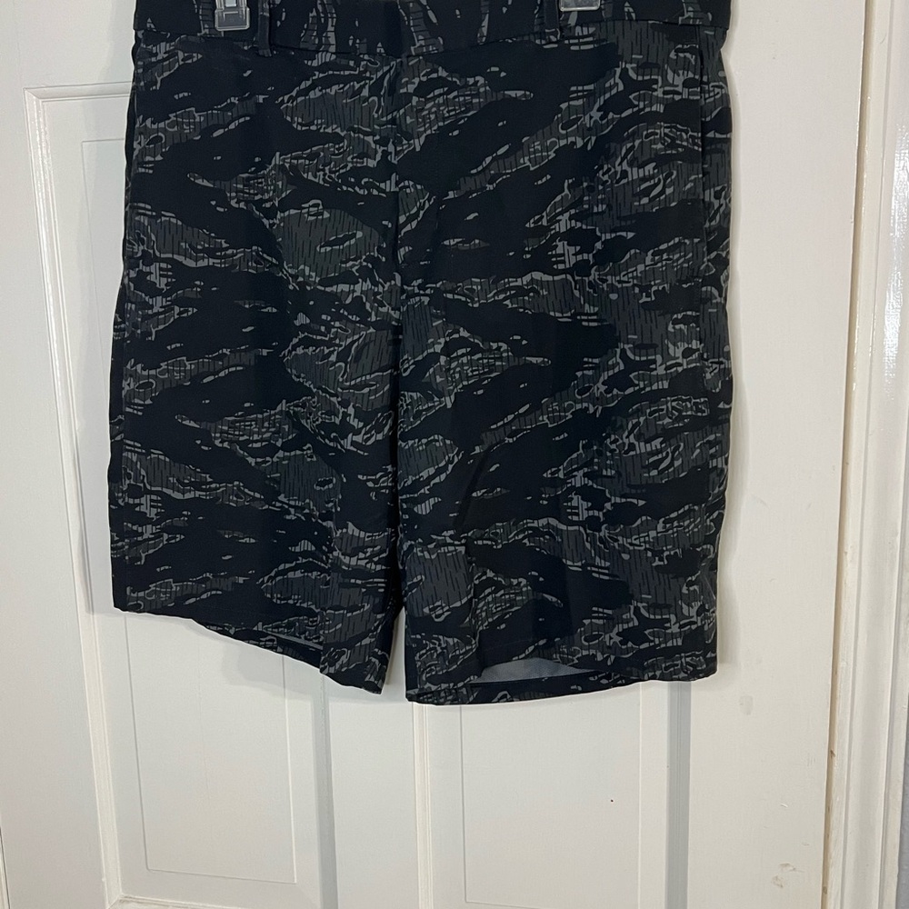 Nike Black and Gray Dri-FIT Shorts
